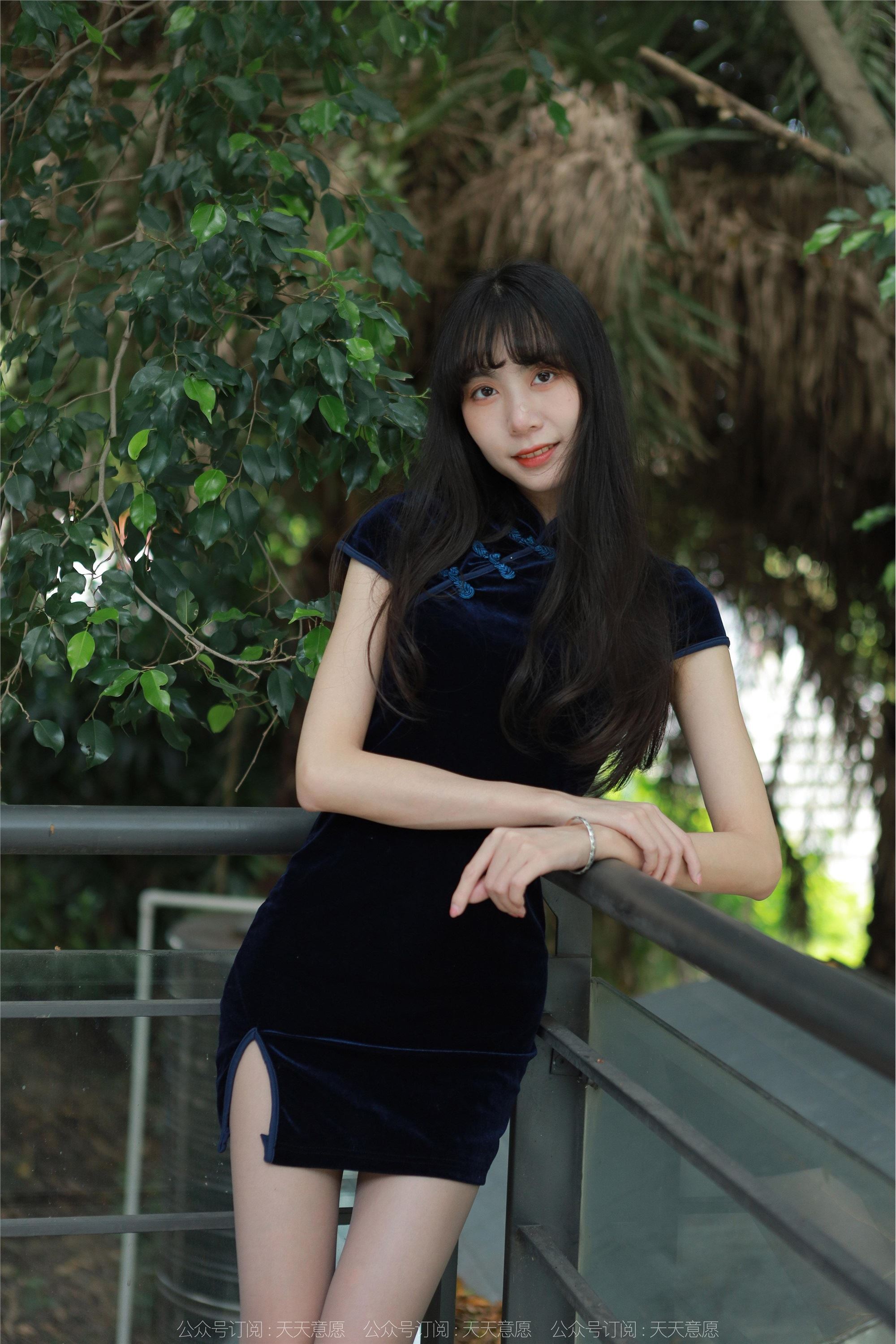 IESS异思趣向  2022.10.28 丝享家 1251 团团《灰思旗袍》